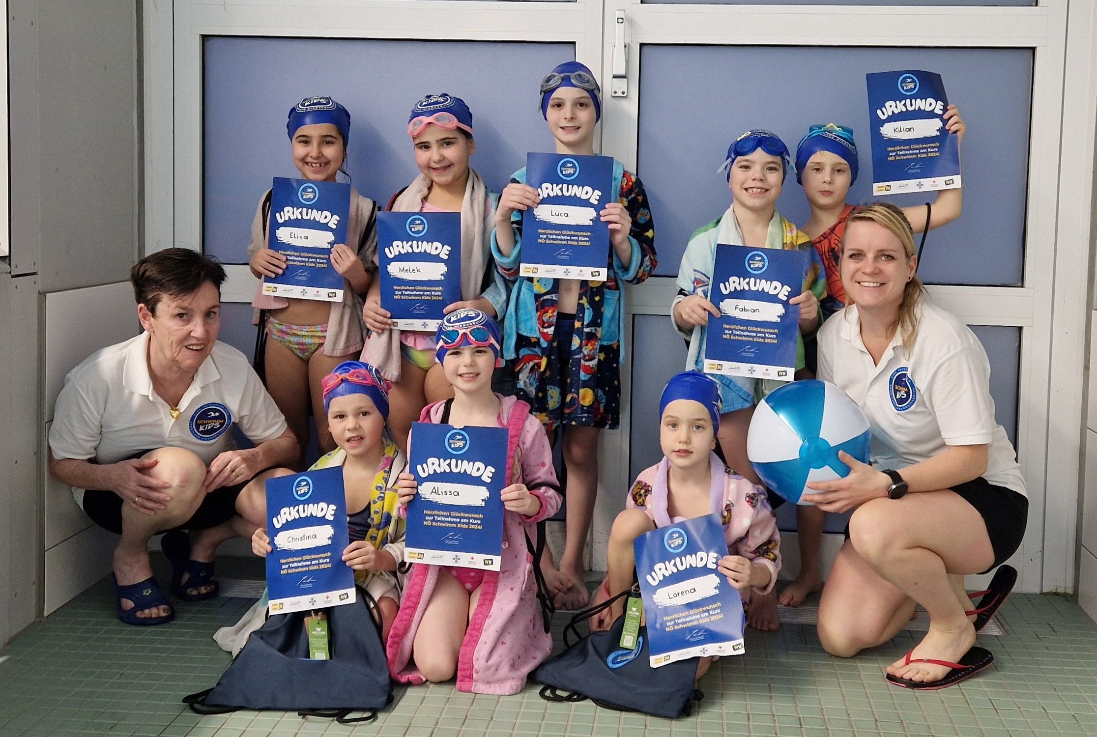 NÖ Schwimm Kids: Schwimmkursabschluss_26.2.2025 im BSFZ Südstadt