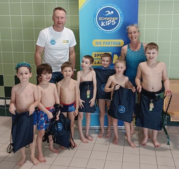Schwimmkursabschluss der NÖ Schwimm Kids im Hallenbad Scheibbs am 27.2.2025