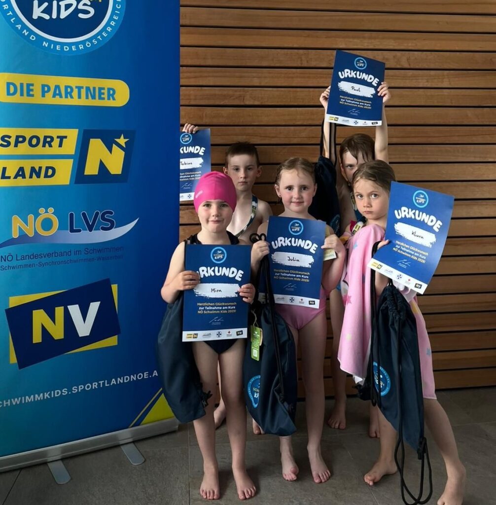 Schwimmkursabschluss NÖ. Schwimm Kids am 3.5.2025 im MOVY Healthclub Amstetten1, FC NÖLVS