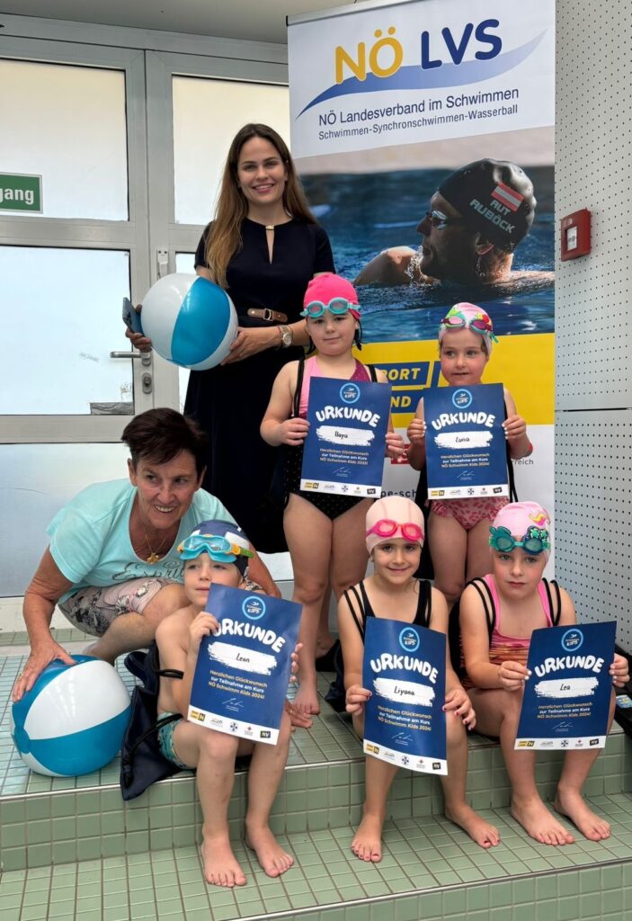 Schwimmkursabschluss der NÖ.Schwimm Kids im BSFZ Südstadt3, FC NÖLVS