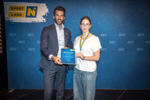 Ehrung bei NÖ Young Champions 2024 in Oberwaltersdorf, Schwimmen, Anna Plott am 16.6.2025, FC NÖLVS