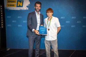 Ehrung bei NÖ Young Champions 2024 in Oberwaltersdorf, Schwimmen, Nikita Alexander Semashko am 16.6.2025, FC NÖLVS