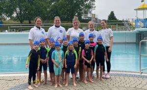 Schwimmkursabschluss der NÖ Schwimm Kids im Freibad Melk-1, 3.7.2025, FC NÖLVS