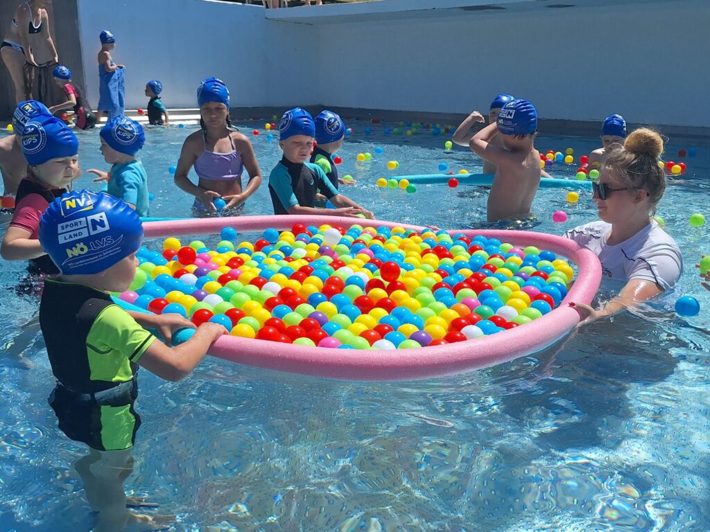 Schwimmkursabschluss der NÖ Schwimm Kids im Freibad Melk-5, 3.7.2025, FC NÖLVS