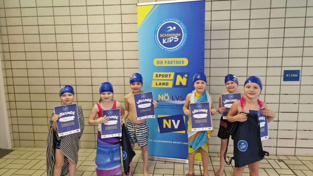 Schwimmkursabschluss der NÖ Schwimm Kids im Hallenbad Heidenreichstein