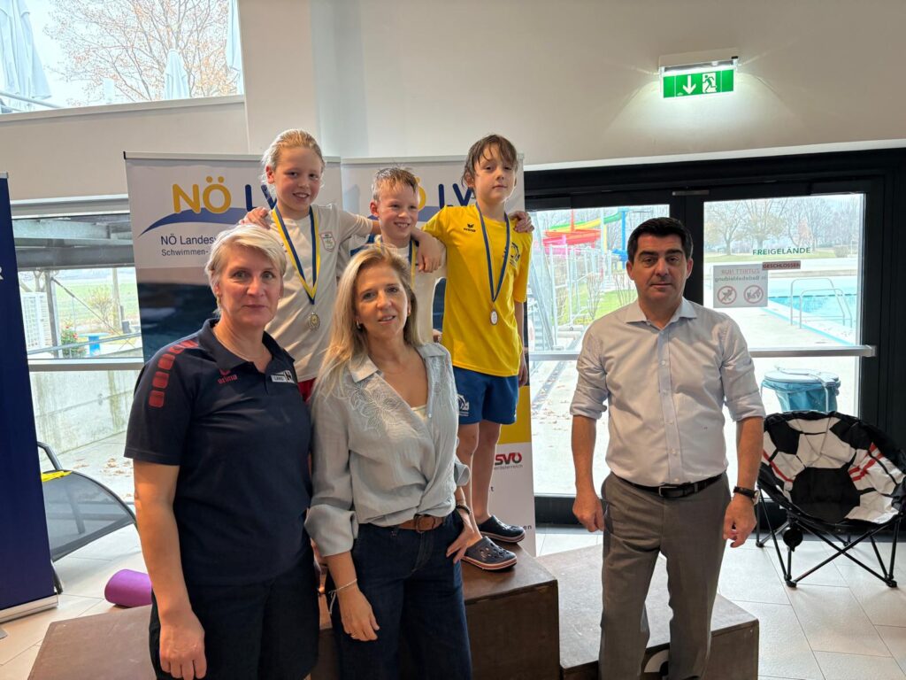 Niederösterreichs NachwuchsschwimmerInnen beim NÖ Kids-Cup in Korneuburg geehrt!