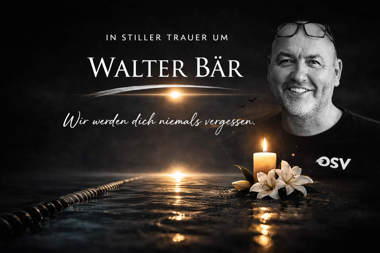 Der Schwimmsport trauert um Walter Bär