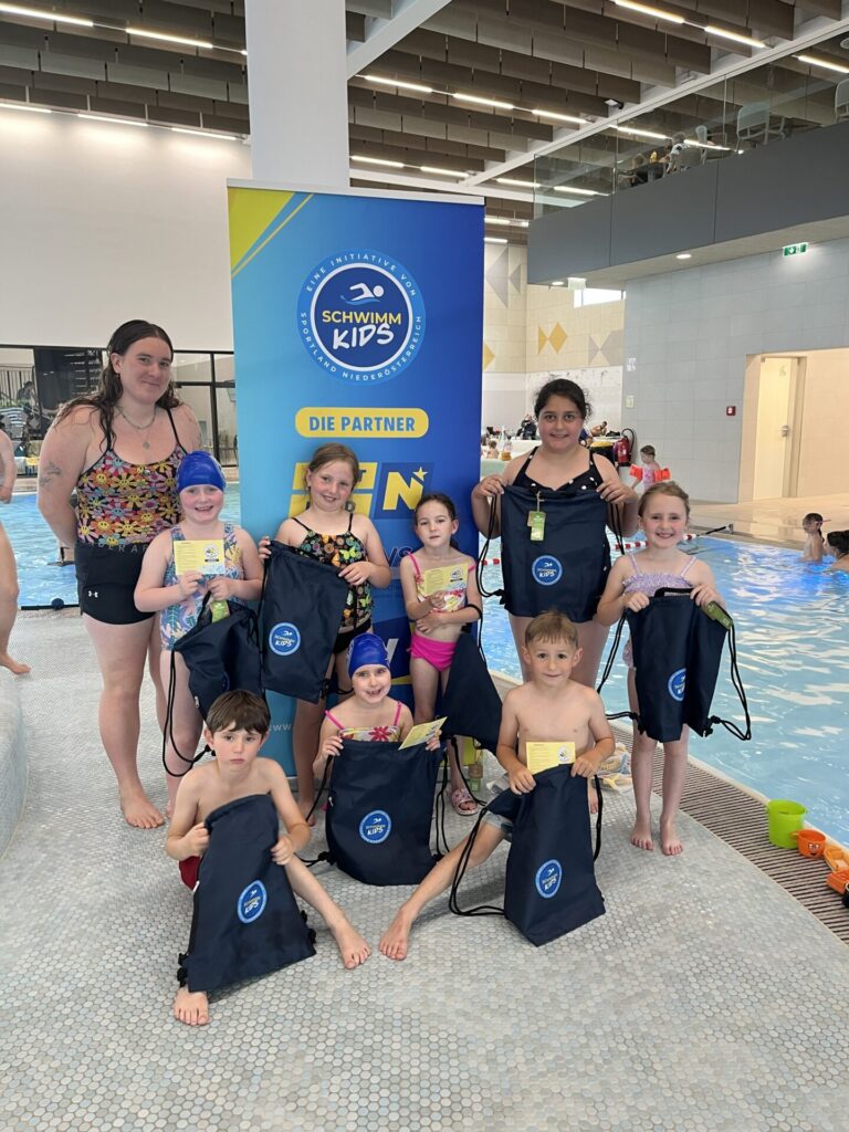 Schwimmkursabschluss der NÖ Schwimm Kids in Amstetten – Gruppe 2