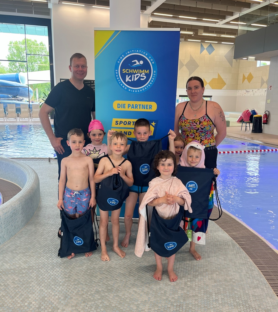 Schwimmkursabschluss der NÖ Schwimm Kids in Amstetten – Gruppe 4