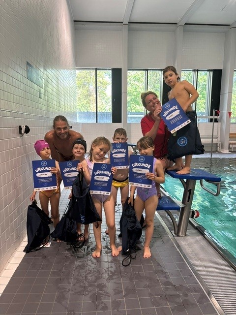 Schwimmkursabschluss der NÖ Schwimm Kids in der pädagogischen Hochschule in Baden – Gruppe 2