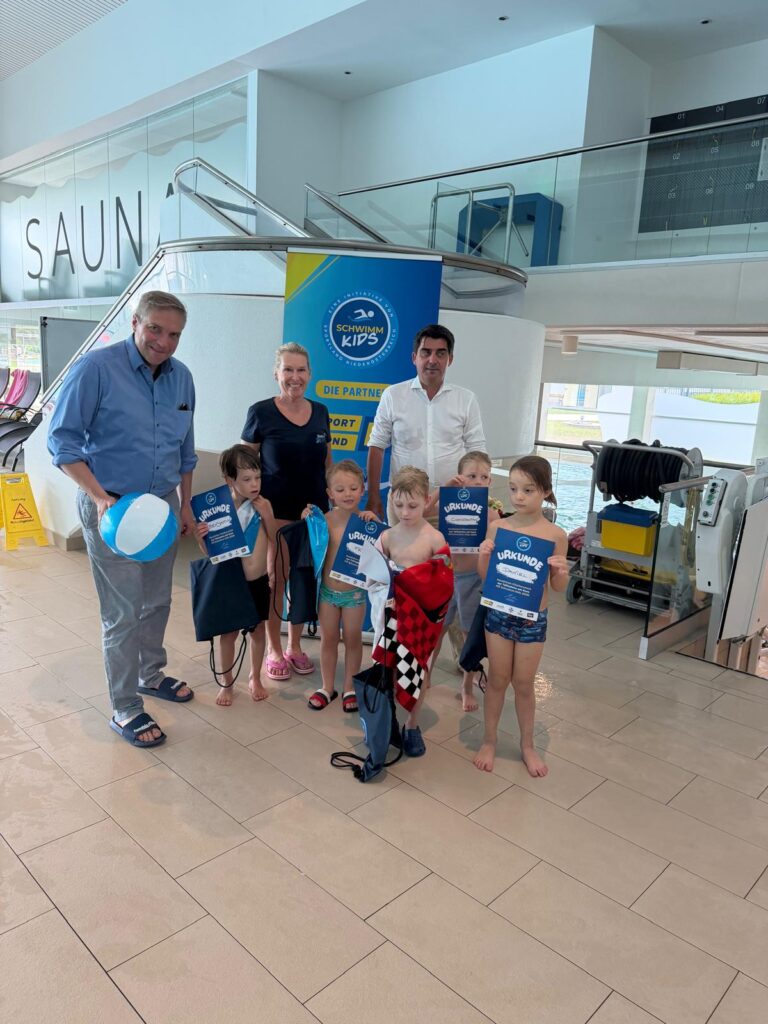 Schwimmkursabschluss der NÖ Schwimm Kids im Florian Berndl Bad in Korneuburg – Gruppe 1
